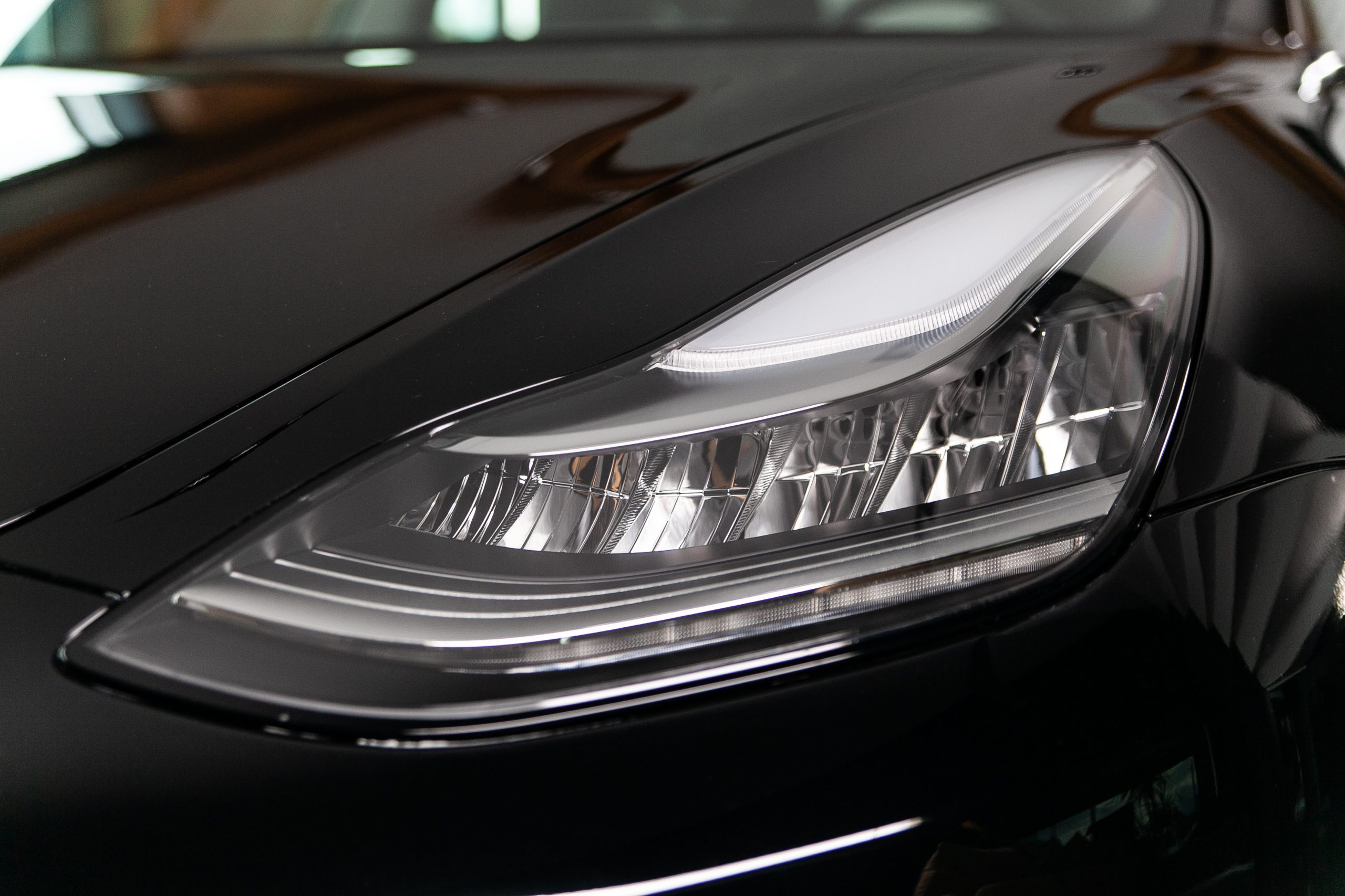 Tesla front headlight